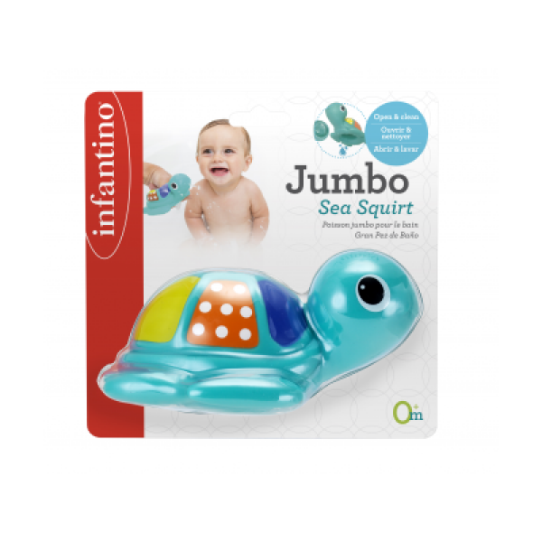 Infantino Baby želvička jumbo stříkací do vody do vany