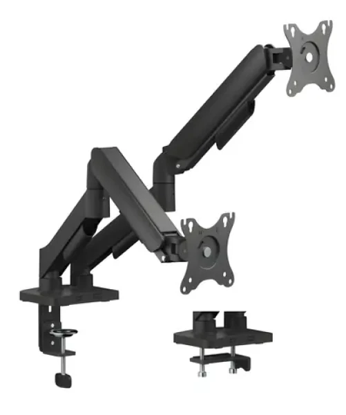 ESTUFF Dual Gas Spring Monitor Mount / Stolní rameno pro dva monitory / plynová pružina (GLB227012)