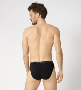Pánské slipy sloggi men Basic Mini - černé - SLOGGI BLACK 4