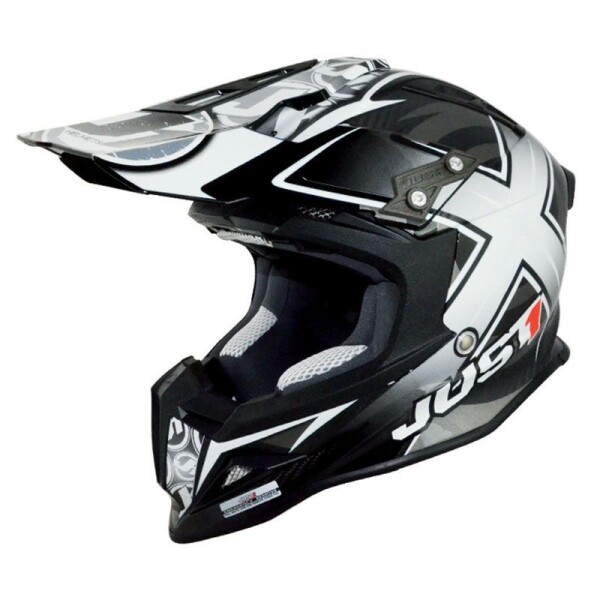 Kšilt Just1 Mister X černo/bílý - uni