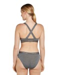 Dámská merino podprsenka ICEBREAKER Wmns 125 Cool-Lite Sprite Racerback Bra, Gritstone Heather velikost: S