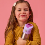 B.box Termoska na pití s brčkem 350 ml fialová - sugar plum