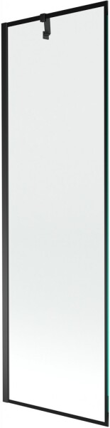 MEXEN/S - Next vanová zástěna FIX 60 x 150, černá dekor, černá 895-060-000-00-70-70