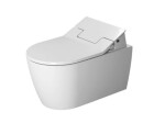 DURAVIT - ME by Starck Závěsné WC pro bideotvé sedátko SensoWash, Rimless, s WonderGliss, alpská bílá 25295900001