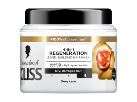 Schwarzkopf Gliss regenerační maska 4v1 Total Repair pro suché a poškozené vlasy 400ml