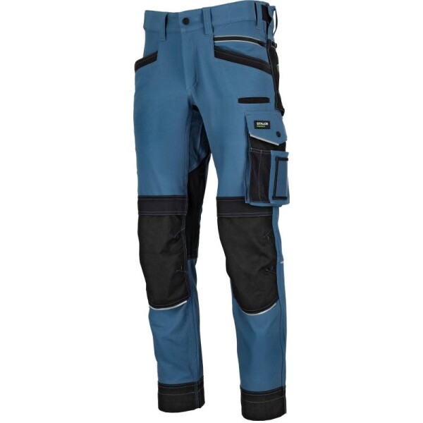 Kalhoty pracovní STRETCH LINE, modré, 3XL, STALCO PERFECT