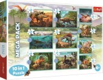 Puzzle Dinosauři MEGA PACK 10v1 - Trefl