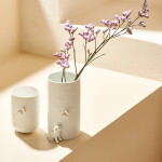 Räder Porcelánový svícen na čajovou svíčku Butterfly on side, bílá barva, porcelán
