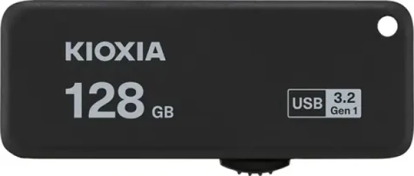 KIOXIA TransMemory U365 128GB černá / Flash Disk / USB 3.2 / R: 150MBs (LU365K128G)