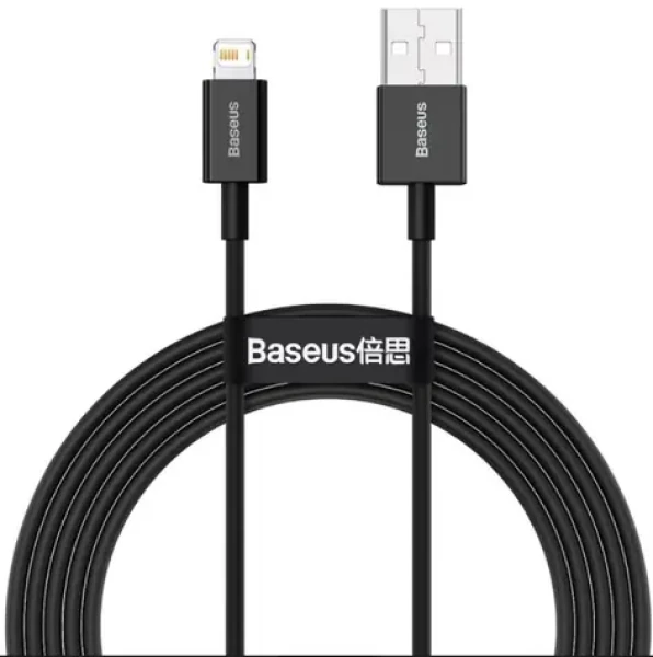 Baseus Superior Kabel USB-A (M) - Lightning (M) 2 m černá / 2.4A (DATUSB24A2MBASBK)