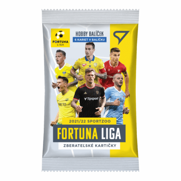 Fotbalové karty Fortuna Liga SK 2021-22 Hobby balíček