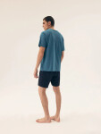 Pánské pyžamo 42600 Sun blue - HENDERSON světle modrá M