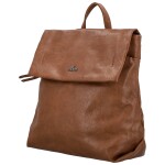 Trendy dámský koženkový kabelko-batoh Coveri Lethea, hnědý