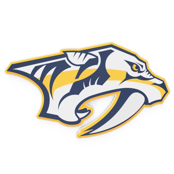 Cedule Nashville Predators NHL 3D Foam Logo