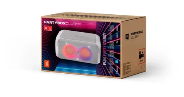 JBL PartyBox Club 120 bílá / Party reproduktor / Bluetooth 5.4 / 160W RMS / IPX4