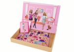 Mamido Vzdělávací magnetické puzzle panenky Barbie