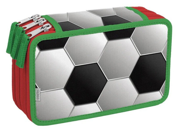 Školní penál třípatrový Soccer