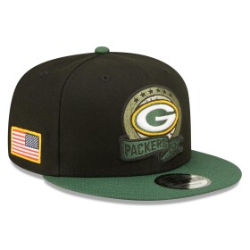 New Era Pánská kšiltovka Green Bay Packers NFL 2022 On-Field Salute to Service 9FIFTY Snapback Velikost: S/M