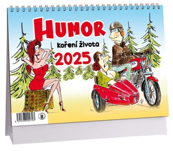 Stolní kalendář ARIA 2025 - Humor, koření života, 14denní