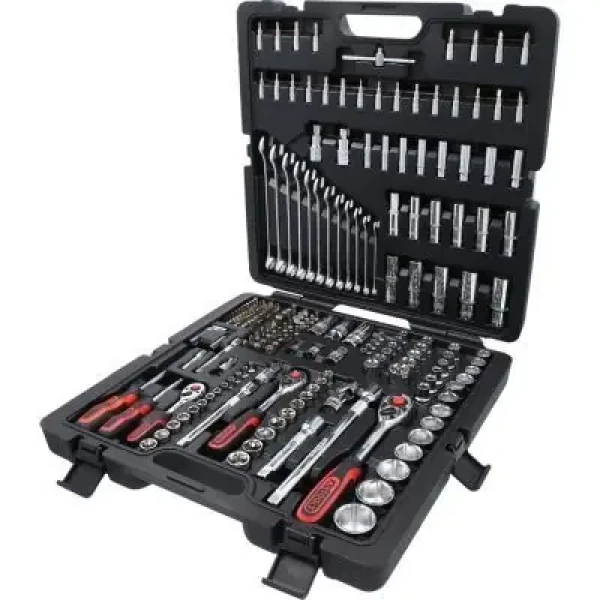 KS Tools CHROMEplus Souprava nástrčných klíčů 1/4"+3/8"+1/2" 216ks (918.0216)