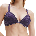 Dámská vyztužená podprsenka CK1 Lace-Light QF6199E-VOM - Calvin Klein S