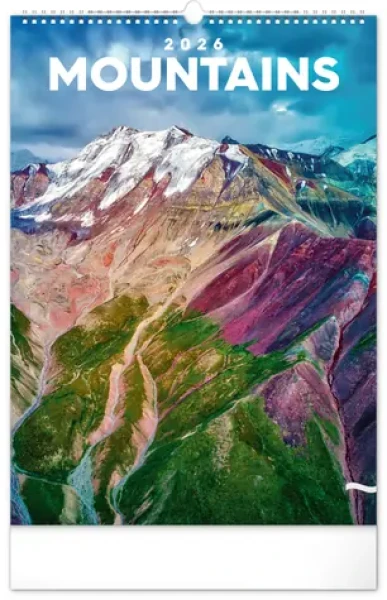 NOTIQUE Nástěnný kalendář Hory 2026 / 33 x 46 cm (PGN-35204-L)