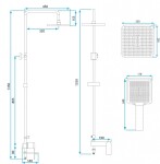 REA - Sprchový set STORM CHROME REA-P4882