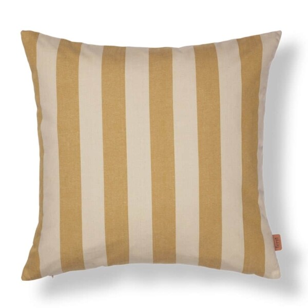 Ferm Living Venkovní povlak na polštář Strand Warm Yellow/Parchment 50 × 50 cm, žlutá barva, textil