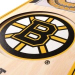 YouTheFan Dřevěná Cedule Boston Bruins NHL Banner na stěnu W Sports Stadium Logo