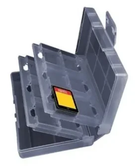 Steelplay Box na 24 her Nintendo Switch / Box na hry / PVC / šedá, průhledná (JVASWI00074)