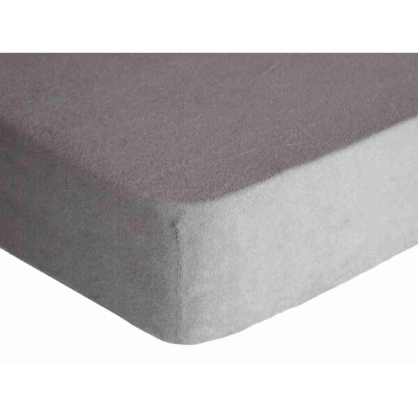 DekorTextil Dětské napínací prostěradlo FROTÉ Premium šedé ROZMĚR: (š/d/v) 70 x 140 x 20 cm