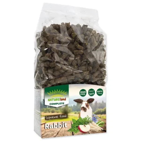 Nature Land Complete Krmivo pro králíky a zakrslé králíky pelety 900g (905-10107)