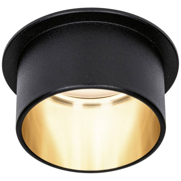 Paulmann 93378 Gil LED vestavné svítidlo LED pevně vestavěné LED 6 W černá (matná), zlatá