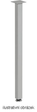 Mila Design stolová noha ST502 stříbrná polomat 50x50 (217704)