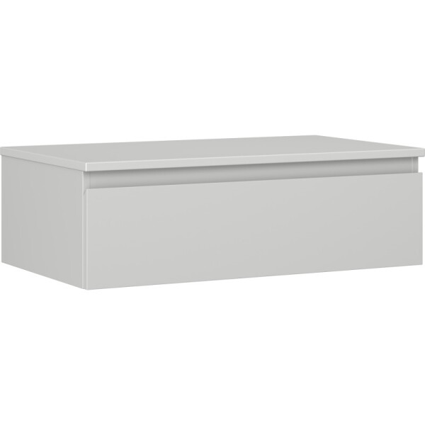 MEXEN/S - Orio koupelnová skříňka pod umyvadlo 80 cm s deskou, 1 šuplík, šedá mat 91A10-08023-1-BFC62