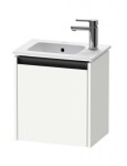 DURAVIT - Ketho.2 Umyvadlová skříňka 44x41x29 cm, 1 dvířka, panty vpravo, lesklá bílá K25060R22220000