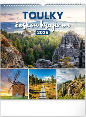 Kalendář 2025 nástěnný: Toulky českou krajinou, 30 34 cm