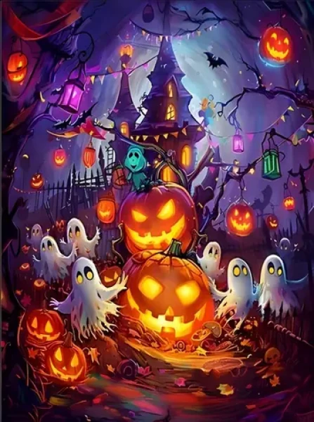 NORIMPEX Diamantové malování Halloween
