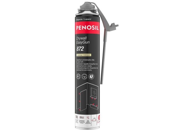 PU lepidlo na sádrokartonové desky PENOSIL 872 krémové 750ml