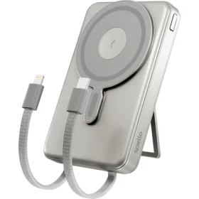 Spello ForcePack 4v1 SP75 10000mAh stříbrná / Powerbanka / 3x USB-C / 1x Lightning / Qi2 (9915102700003)