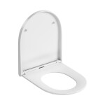 CERSANIT - Toaletní sedátko LARGA ovál SLIM WRAP DUR SC EO ONE BUTTON bílá mat BOX K98-0262