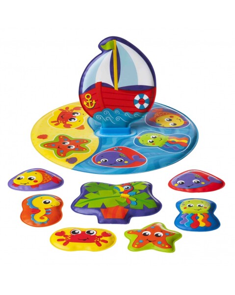 Playgro Plovoucí puzzle do vany 9 ks