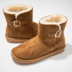 Wrangler Elsa Platform MID women's snow boots insulated winter boots with fur black (20243077.37B) dámské 37