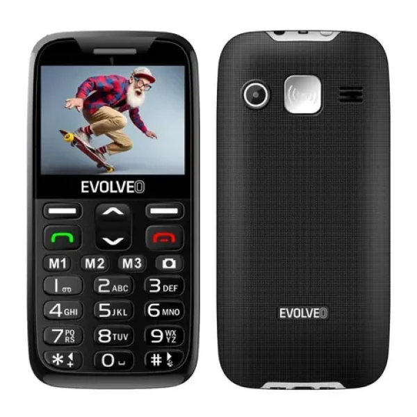 EVOLVEO EasyPhone XS černá / 2.2" / 0.3MP / SOS / microSDHC (EP-570-XS-BK)