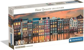 CLEMENTONI Panoramatické puzzle Ráno v Amsterdamu