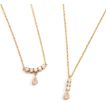 ELENYS Vertical Chain – pozlacený náhrdelník 18K žluté zlato Délka: 42+5 cm / max. 47 cm