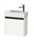 DURAVIT - Ketho.2 Umyvadlová skříňka 44x48x24 cm, 1 dvířka, panty vpravo, matná bílá K25072R18180000
