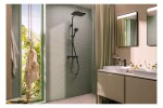 HANSGROHE - Activera Q Sprchový set s termostatem, 29x18 cm, 2 proudy, EcoSmart, matná černá 28748670