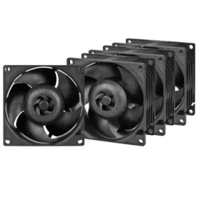 ARCTIC S8038-10K 4ks černá / 80mm / DBB / 10000 RPM / 102 CFM / 4-Pin PWM (ACFAN00291A)