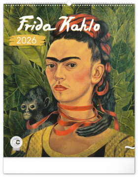 Nástěnný kalendář 2026 NOTIQUE - Frida Kahlo, 48 x 56 cm